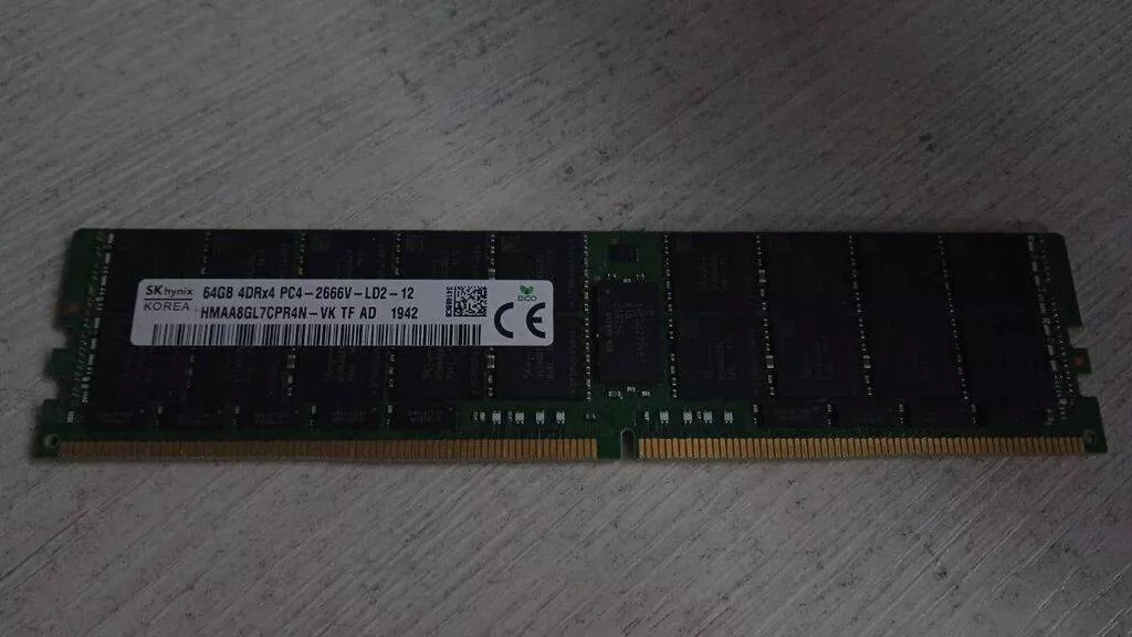 Оперативная память для серверов 64gb ram 64GB 4DRx4 PC4- 2666V-LD2-12