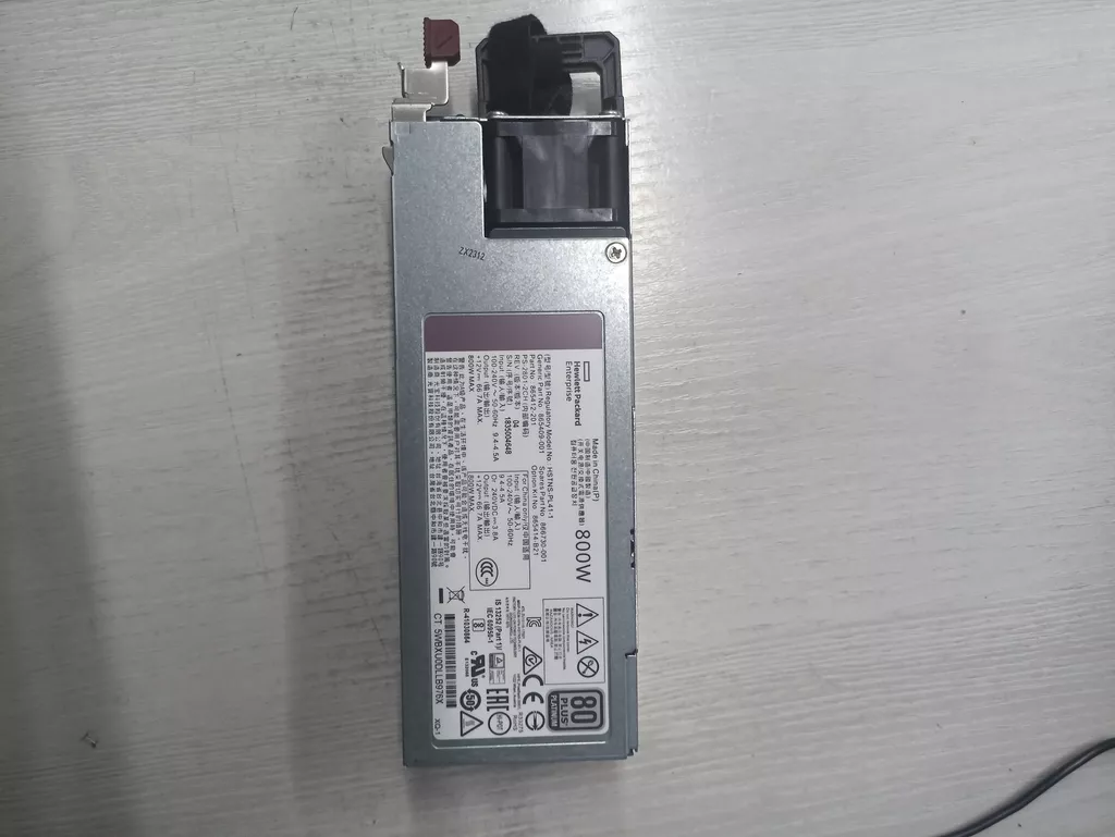 Блок питания на сервер HP gen 10, 800w
