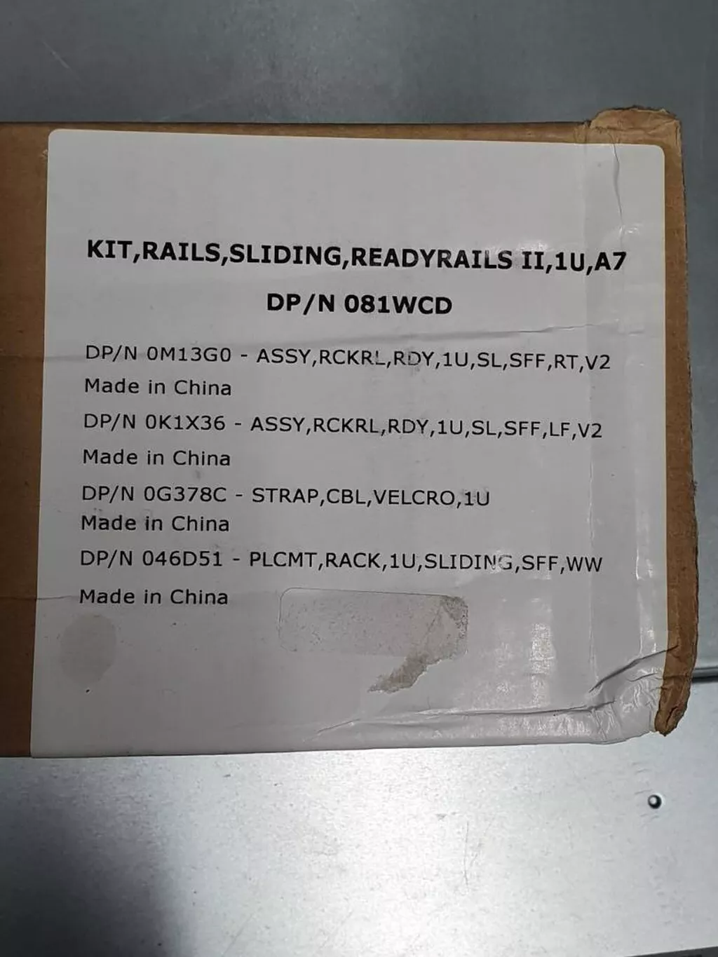 Монтажный комплект(Рельсы) для серверов DELL POWEREDGE R630