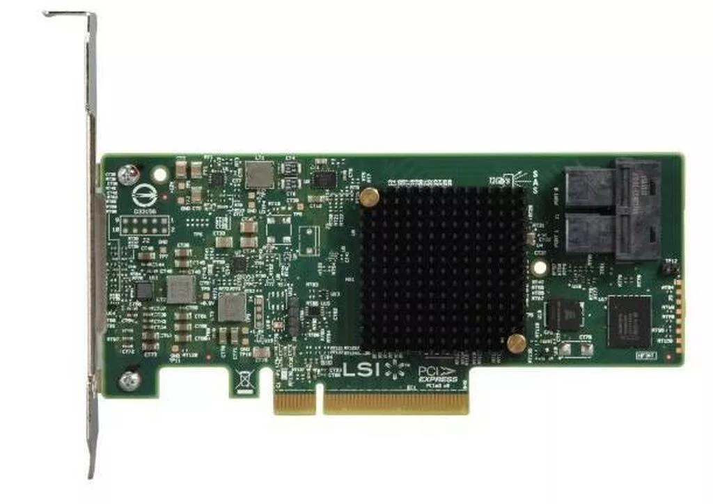 Б/У LSI RAID-контроллер SAS9300-8i (PCI-E 3.0 x8, LP) Число