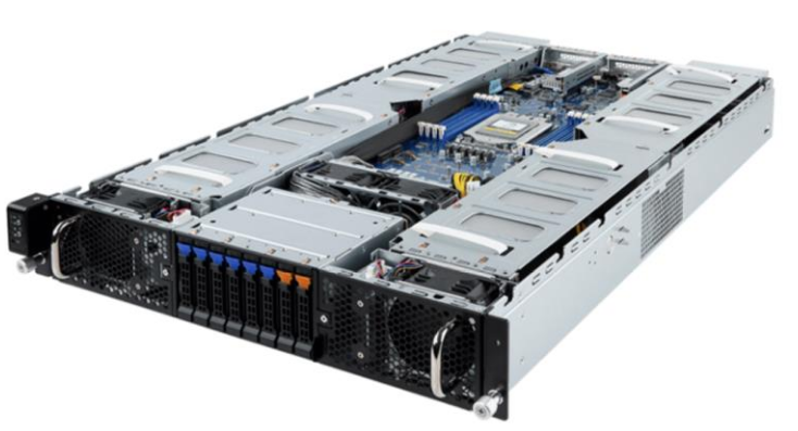 Gigabyte G292-Z20 GPU Platform 8× GPU